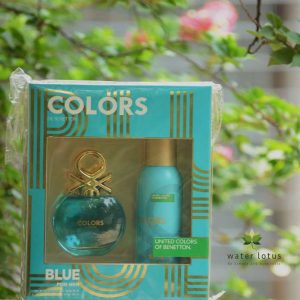Colors De Benton Blue For Her Perfume &Body Spray Gift Set
