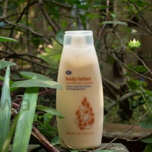 Boots cocoa butter and vitamin E lotion