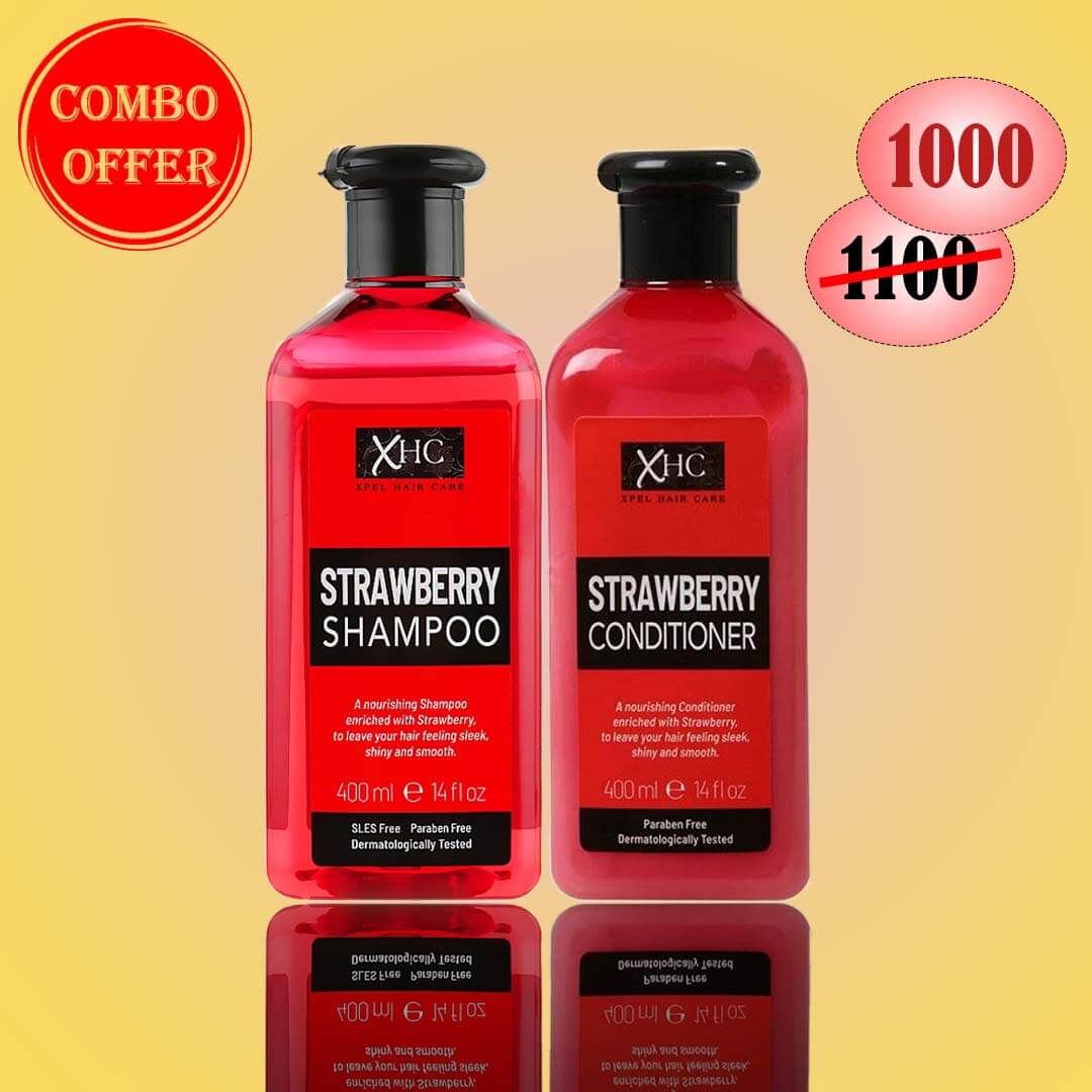Xpel Xhc Strawberry Shampoo & Conditioner Combo Pack Offer