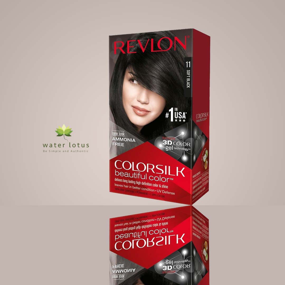 Revlon Colorsilk Hair Color- Soft Black - Water Lotus | Care & Beauty  Cosmetics in Bangladesh