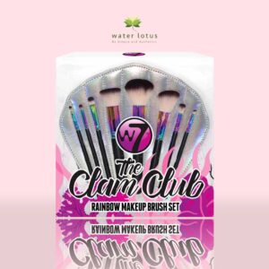 W7-The-Clam-Club-Rainbow-Makeup-Brush-Set