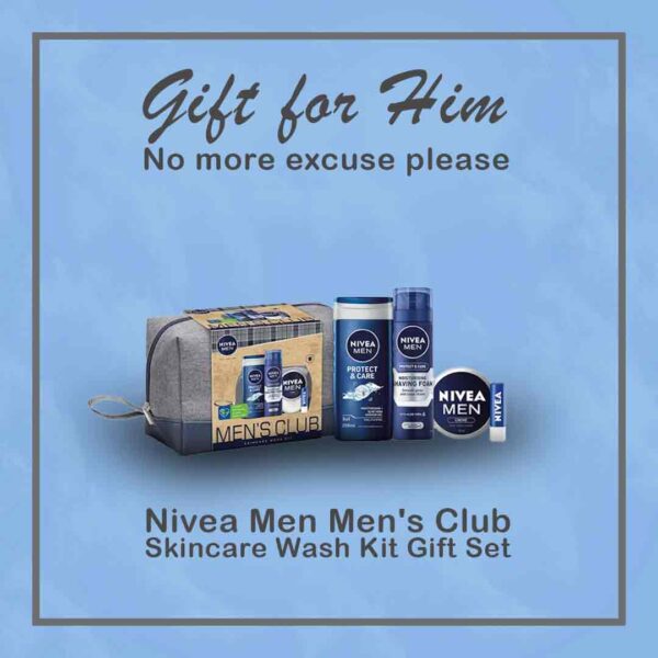 Nivea Men Men's Club Skincare Wash Kit Gift Set