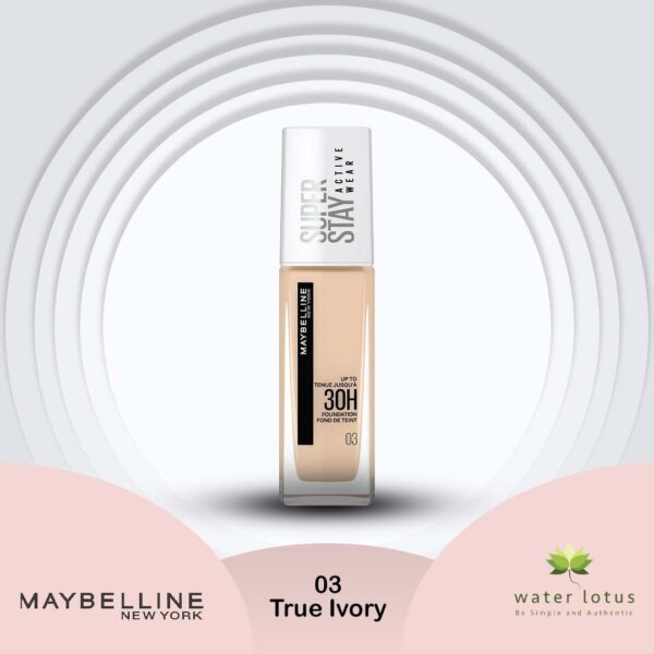 Maybelline Superstay Long-Lasting Foundation 30 Hour True Ivory 03