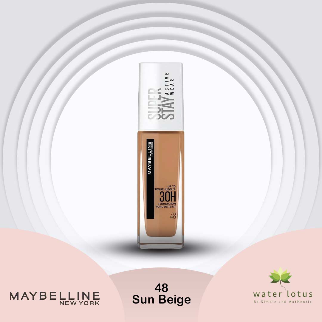 Maybelline Super Stay Foundation 30 Hour Sun- Beige 48 - Water Lotus | Care  & Beauty Cosmetics in Bangladesh