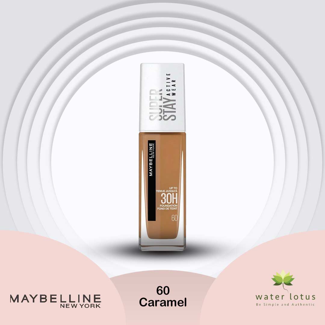 Maybelline Super Stay Foundation 30 Hour Caramel 60 - Water Lotus | Care &  Beauty Cosmetics in Bangladesh
