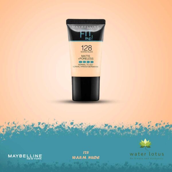 Maybelline-Fit-me-Liquid-Foundation-128-Warm-Nude