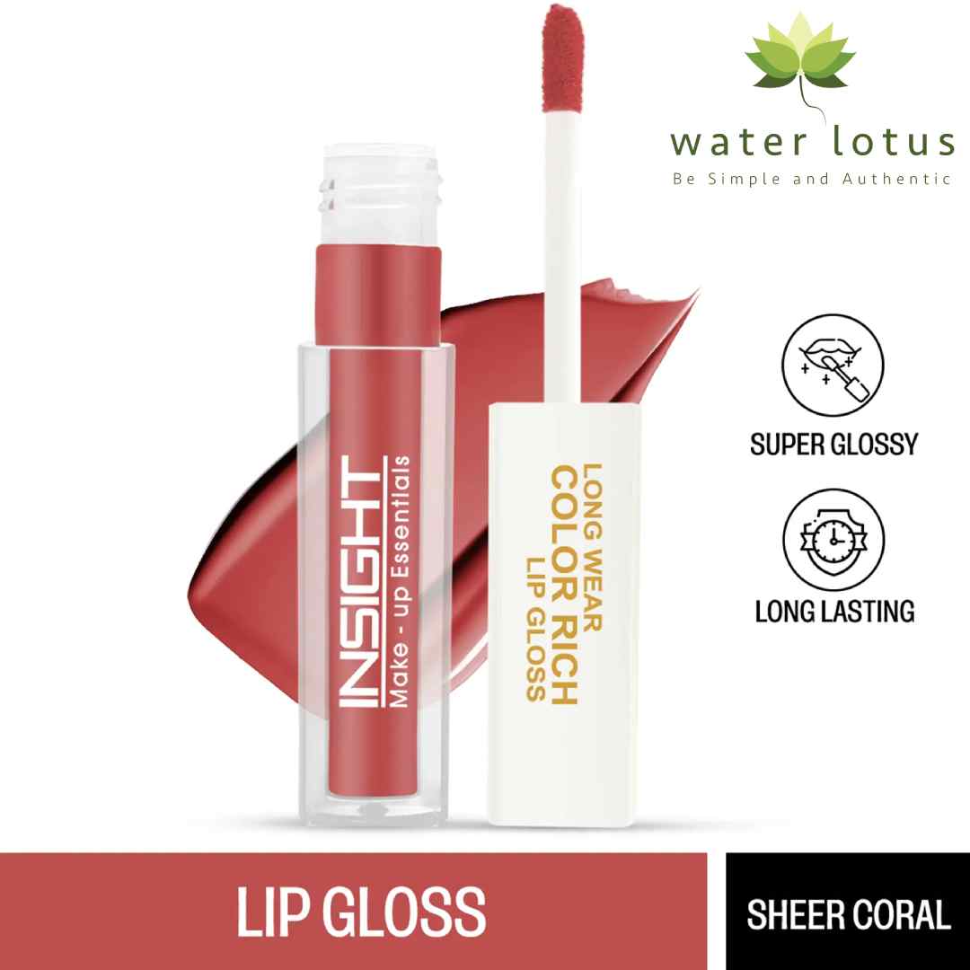 Insight Long wear rich Lip Gloss – Sheer Coral 09