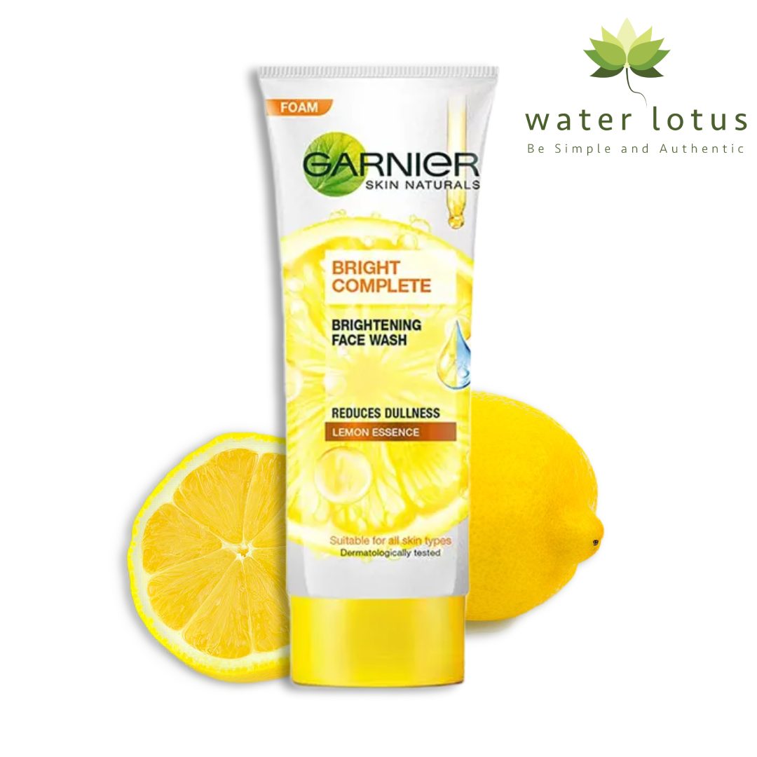 Garnier Bright Complete Vitamin C Face Wash 100gm Water Lotus Care