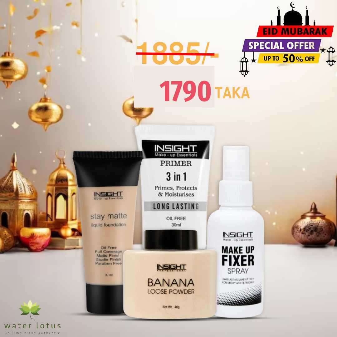 Insight-stay-matte-foundation-Insight-3-in1-primer-Insight-makeup-fixer-Insight-banana-lose-powder-combo